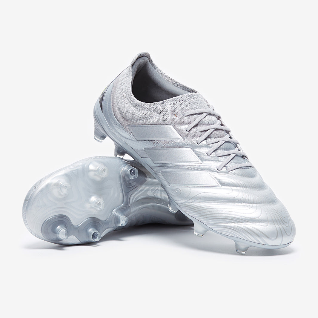adidas Copa 20.1 FG - Silver/Solar Yellow - Firm Ground - Mens Boots