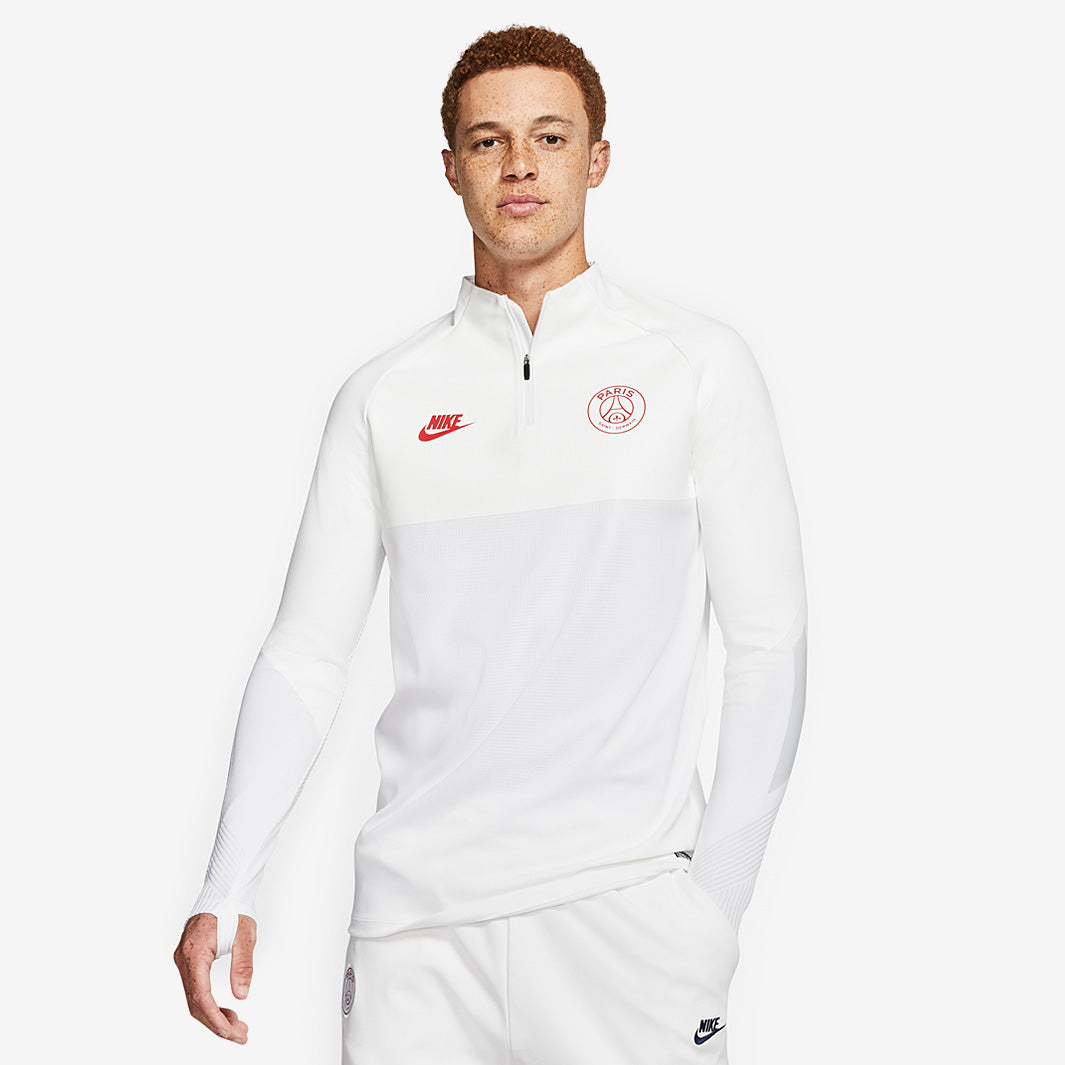 Nike Paris Saint-Germain 19/20 Vaporknit Strike Drill Top - White