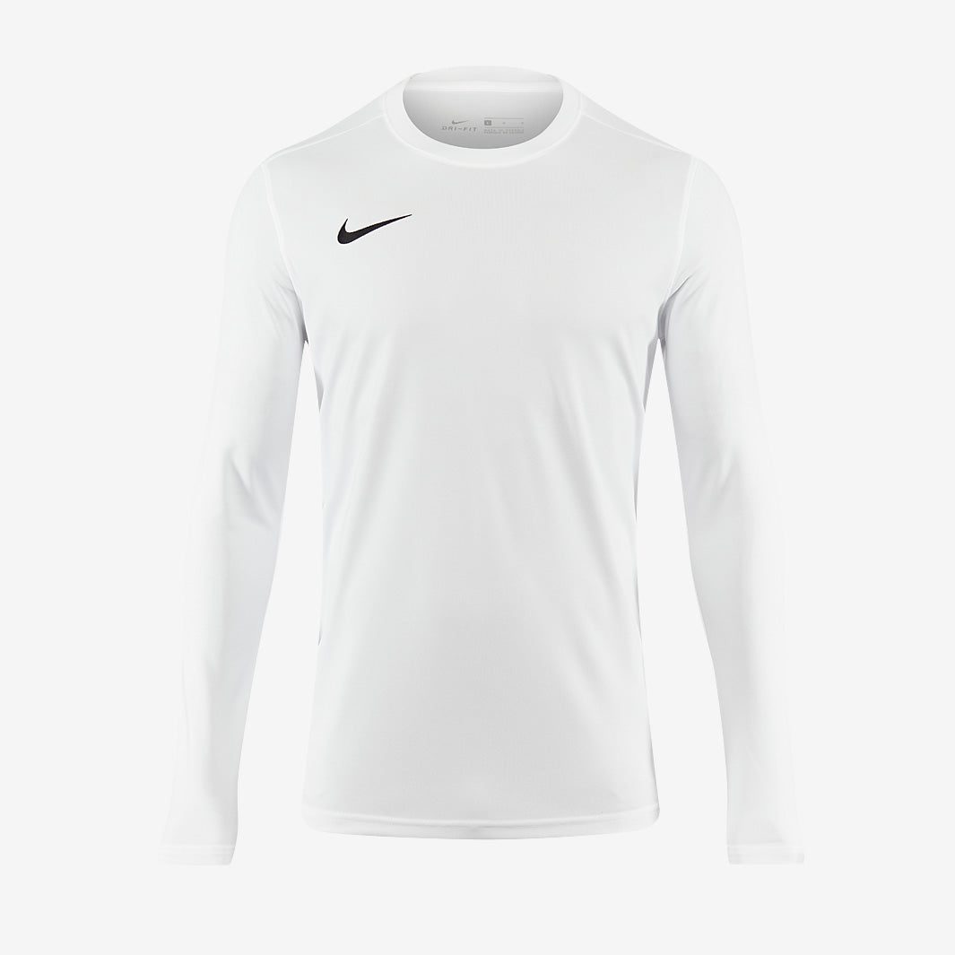 Nike Park VII LS Jersey - White/Black - Mens Football Teamwear