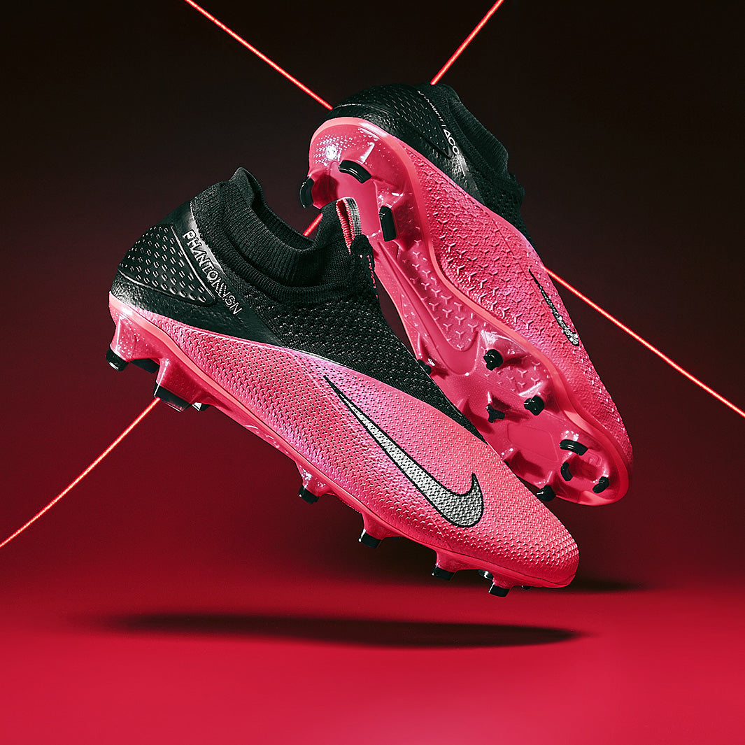 Nike Phantom Vision II Elite DF FG - Laser Crimson/Metallic Silver