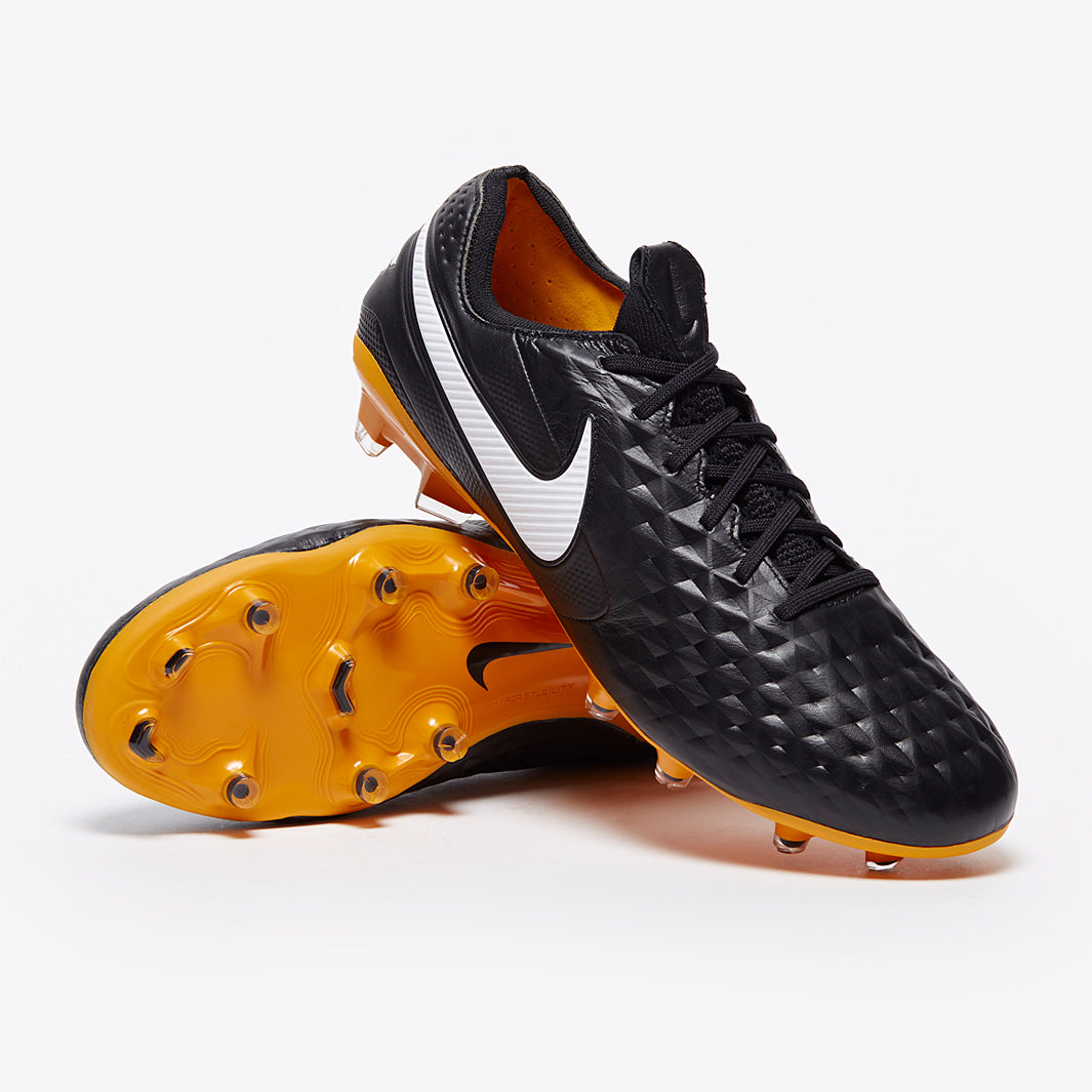 Nike Tiempo Legend VIII Elite Tech Craft FG - Black/White/Pro Gold