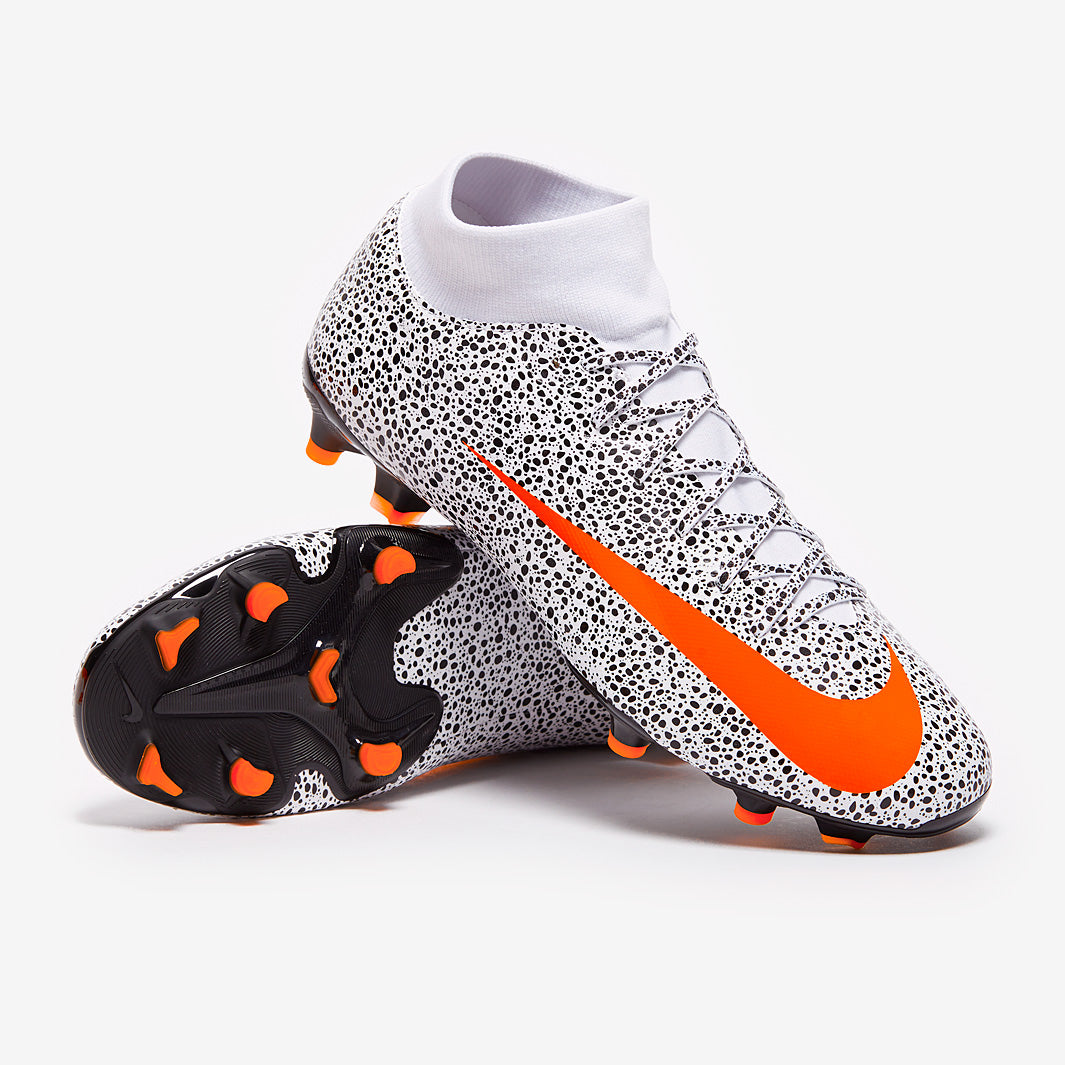 Nike Mercurial Superfly VII Academy CR7 FG/MG - White/Total Orange