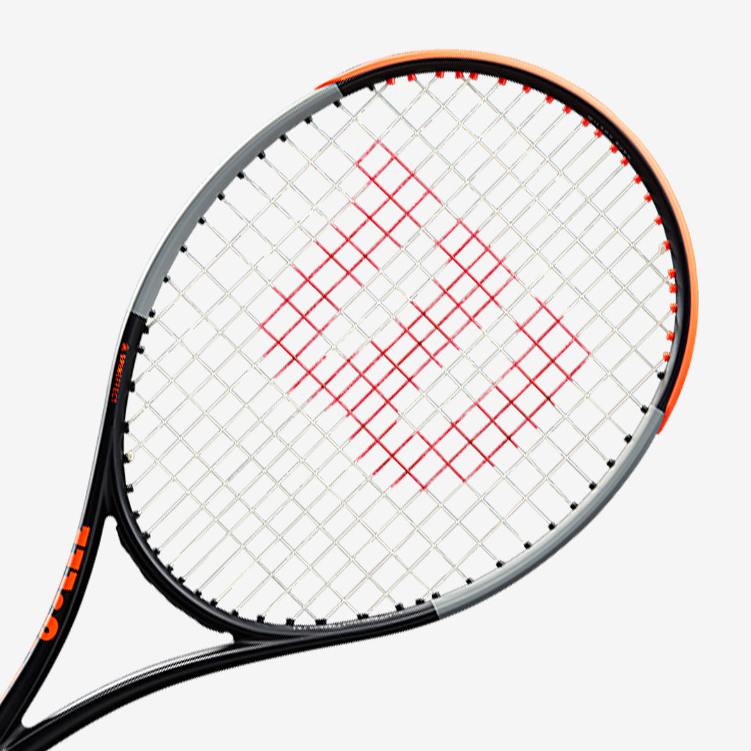 Wilson Burn 100LS - Black/Orange - Mens Rackets