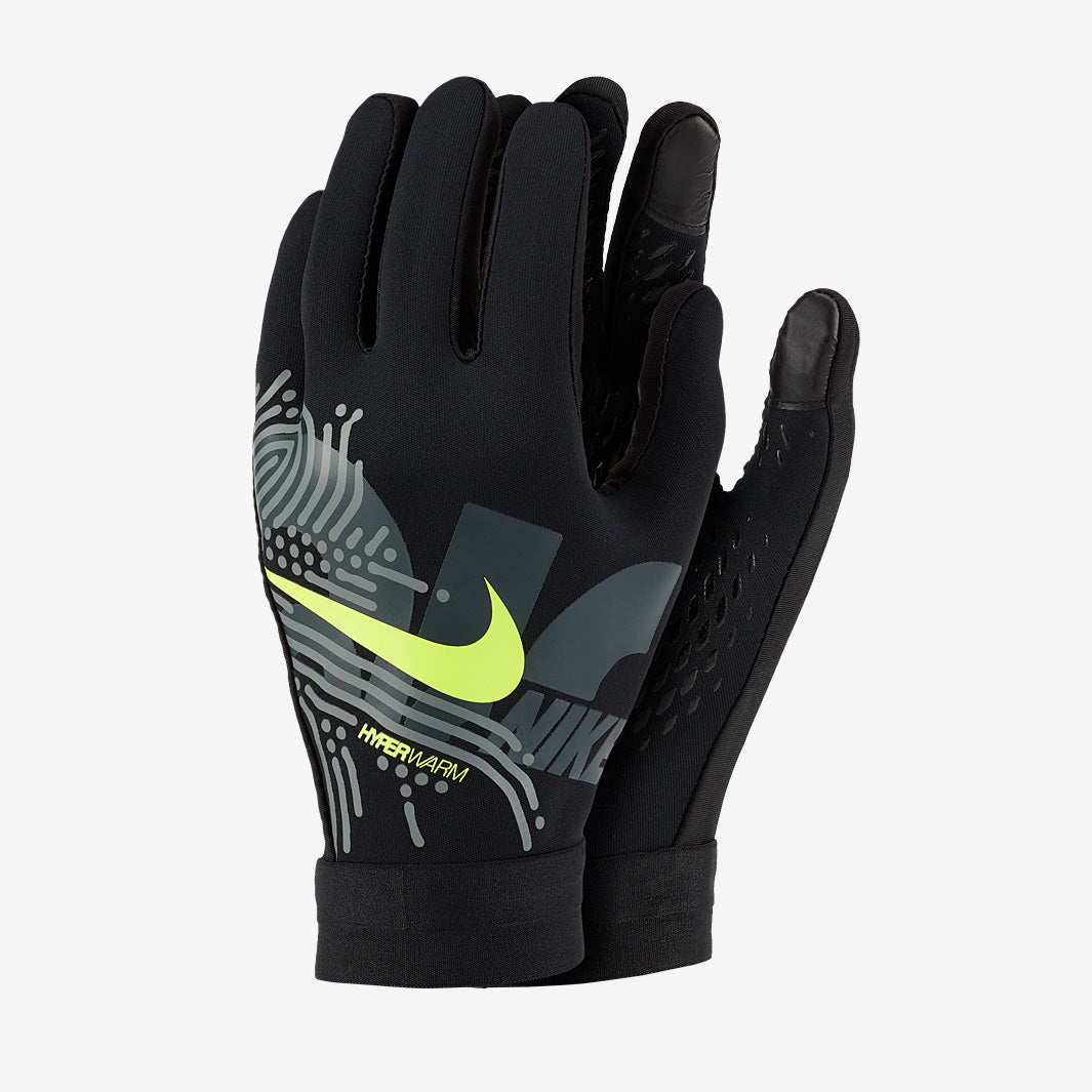 nike handschuhe academy hyperwarm Nike Academy Hyperwarm Air Gloves - Black/White/Volt - Gloves