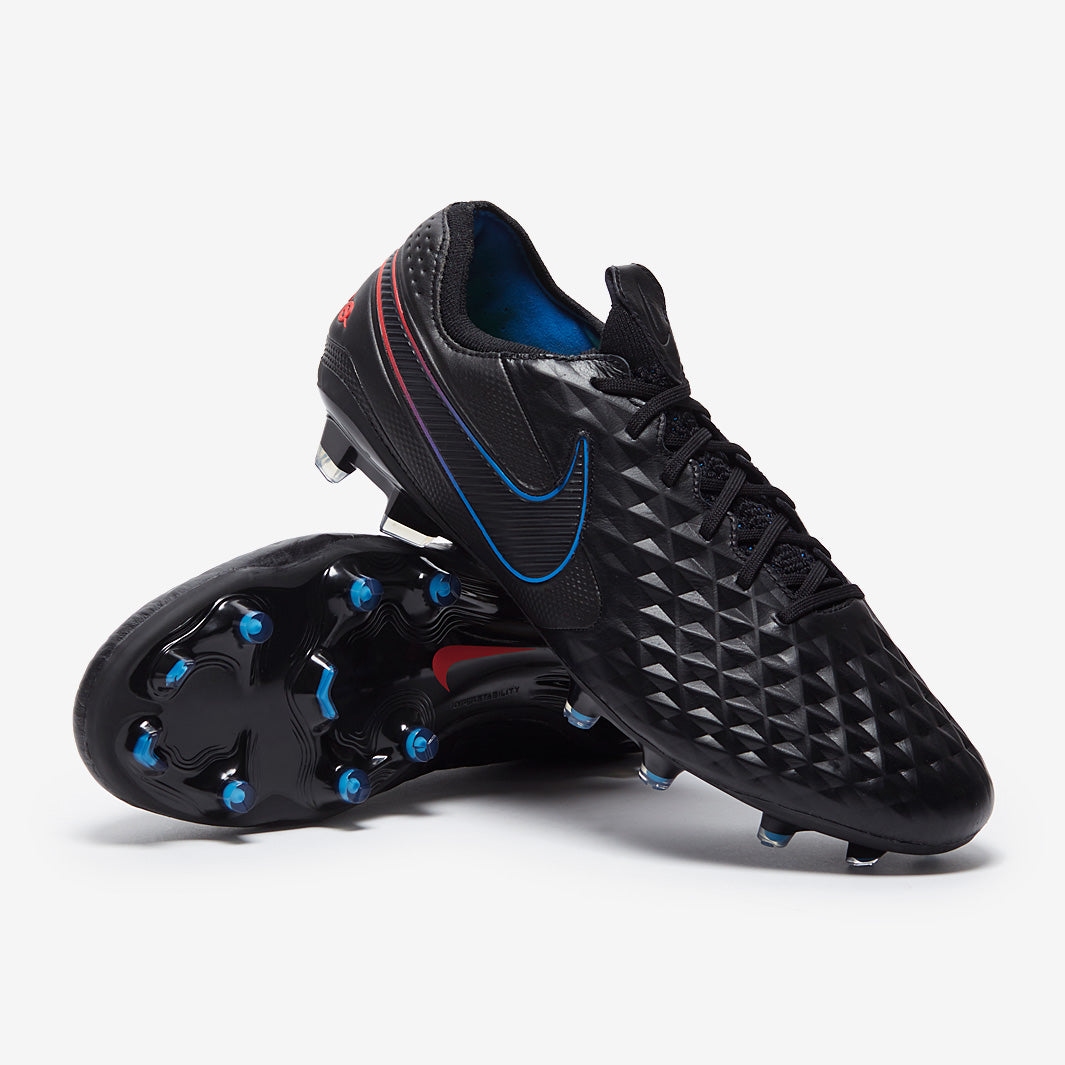 Nike Tiempo Legend VIII Elite FG - Black/Siren Red/Light Photo