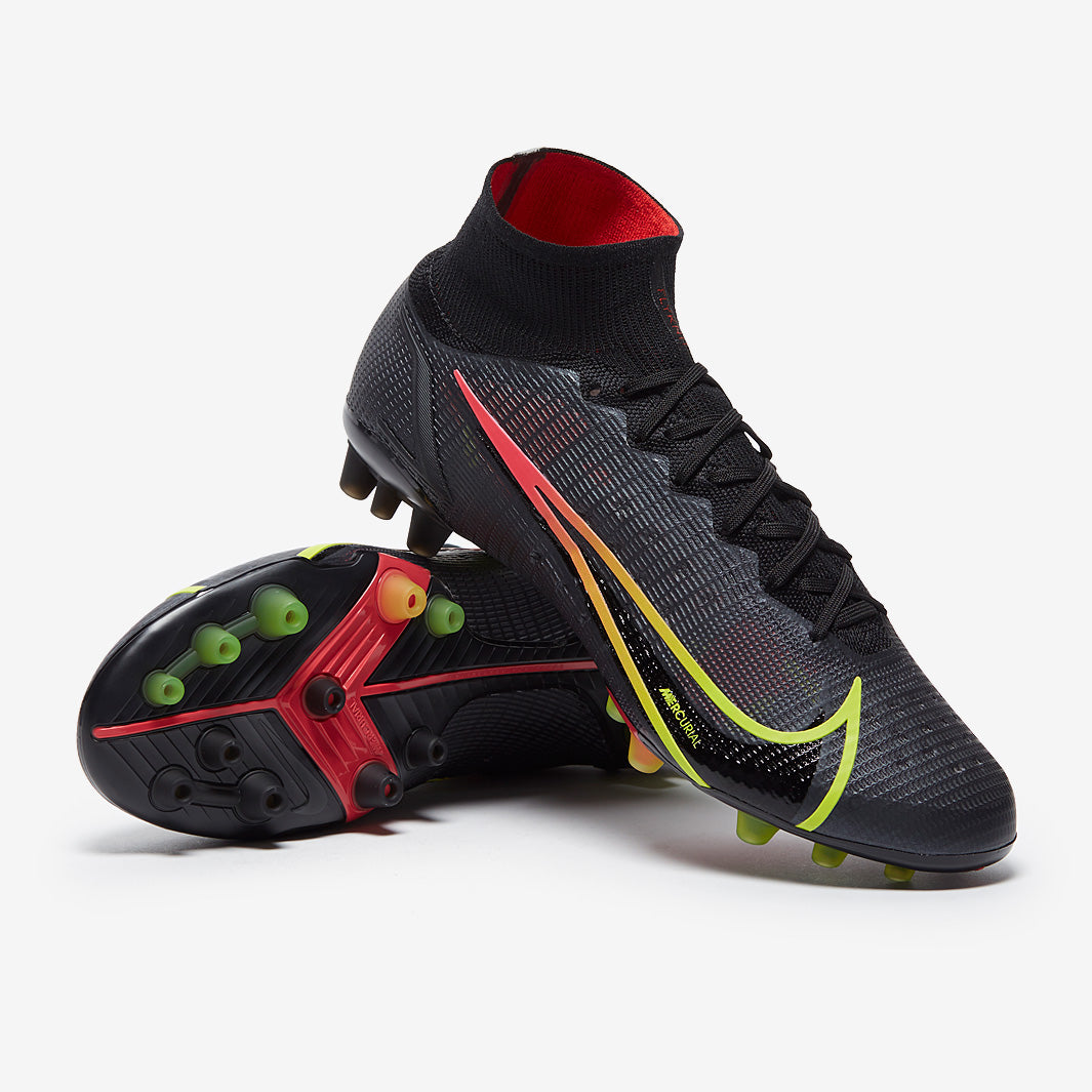 Nike Mercurial Superfly VIII Elite AG - Black/Cyber/Off Noir