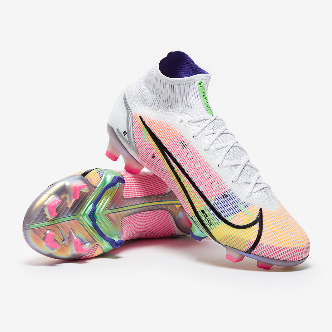 Nike Mercurial Superfly Dragonfly 8 Elite FG - White/Metallic