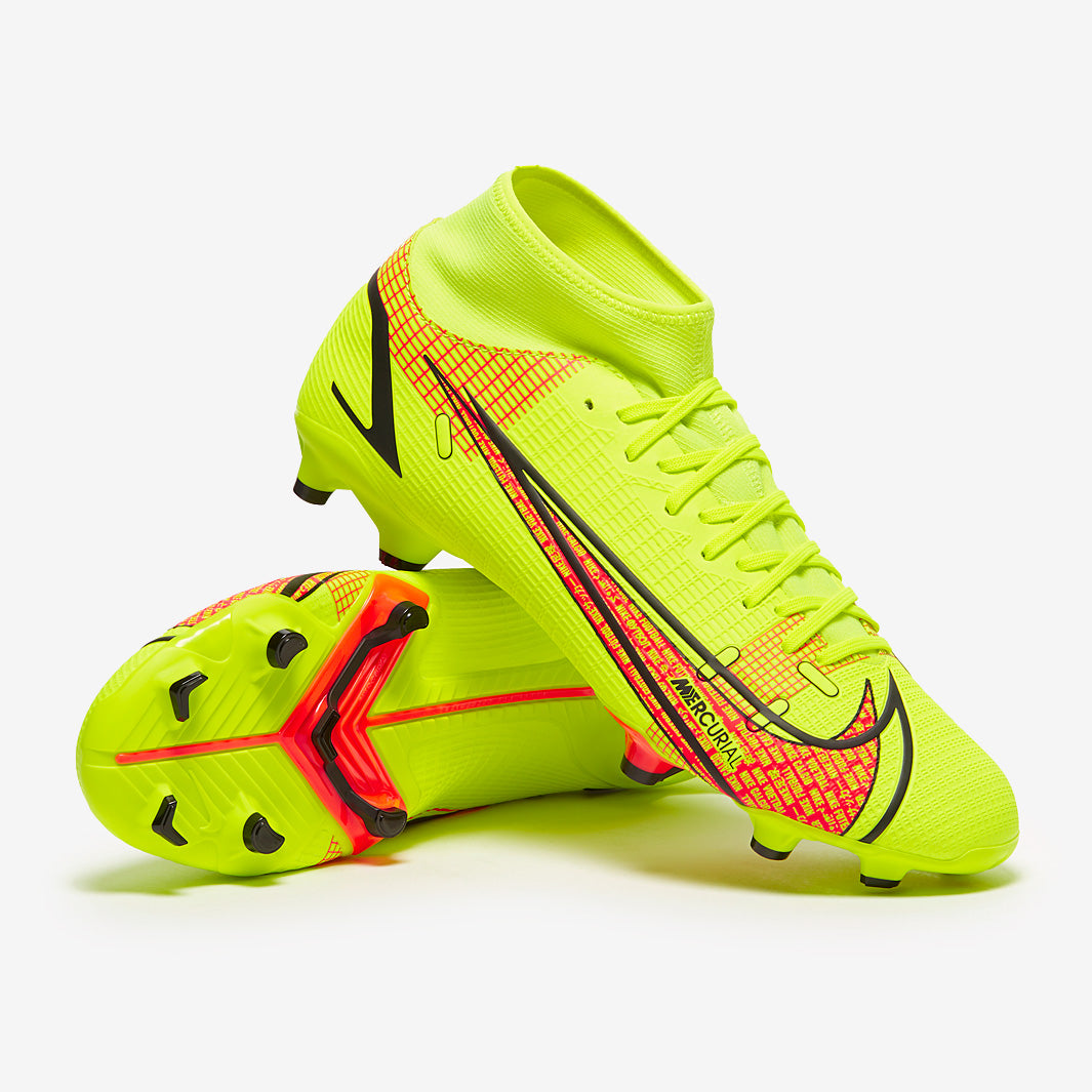 Nike Mercurial Superfly VIII Academy DF FG/MG - Volt/Black/Bright