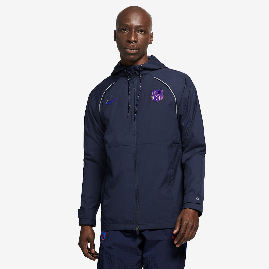 Nike FC Barcelona ジャケット Sサイズ Nike FC Barcelona 21/22 AWF Jacket - Obsidian/Obsidian/Dtm-Irdest