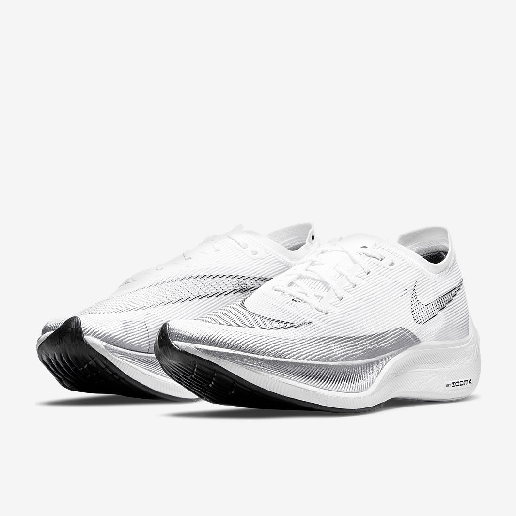 Nike ZoomX Vaporfly Next Percent 2 - White/Black-Metallic Silver