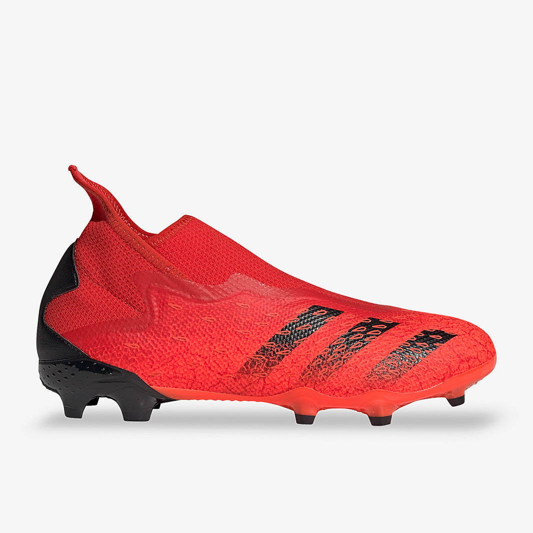 adidas Predator Freak .3 Laceless FG - Red/Core Black/Solar Red
