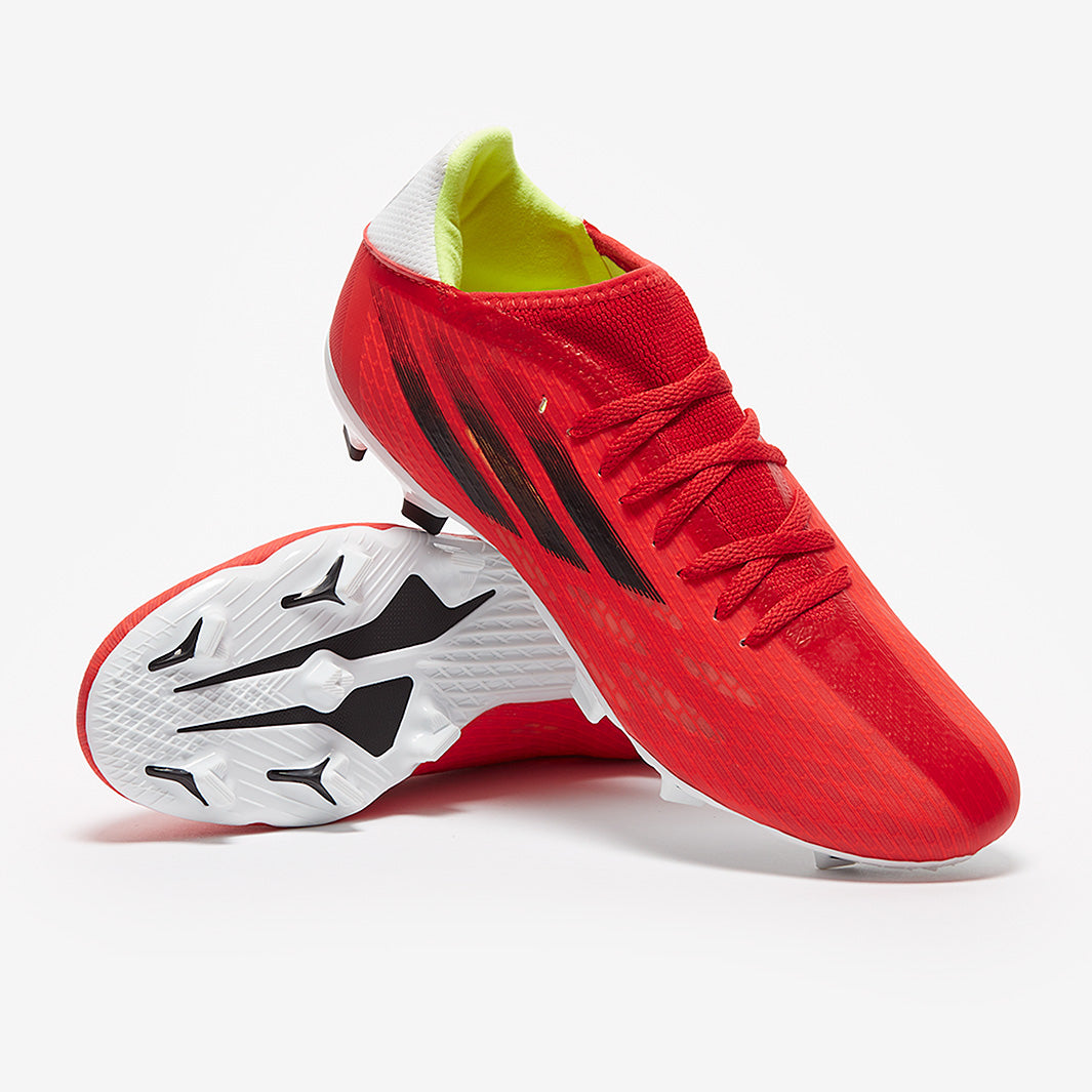 adidas X Speedflow .3 FG - Red/Core Black/Solar Red - Mens Boots