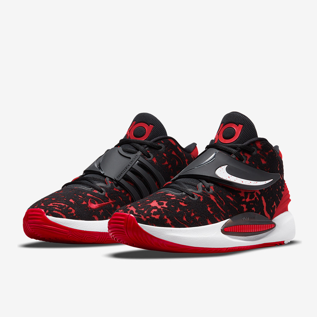 Nike KD14 - Black/University Red/White - Mens Shoes