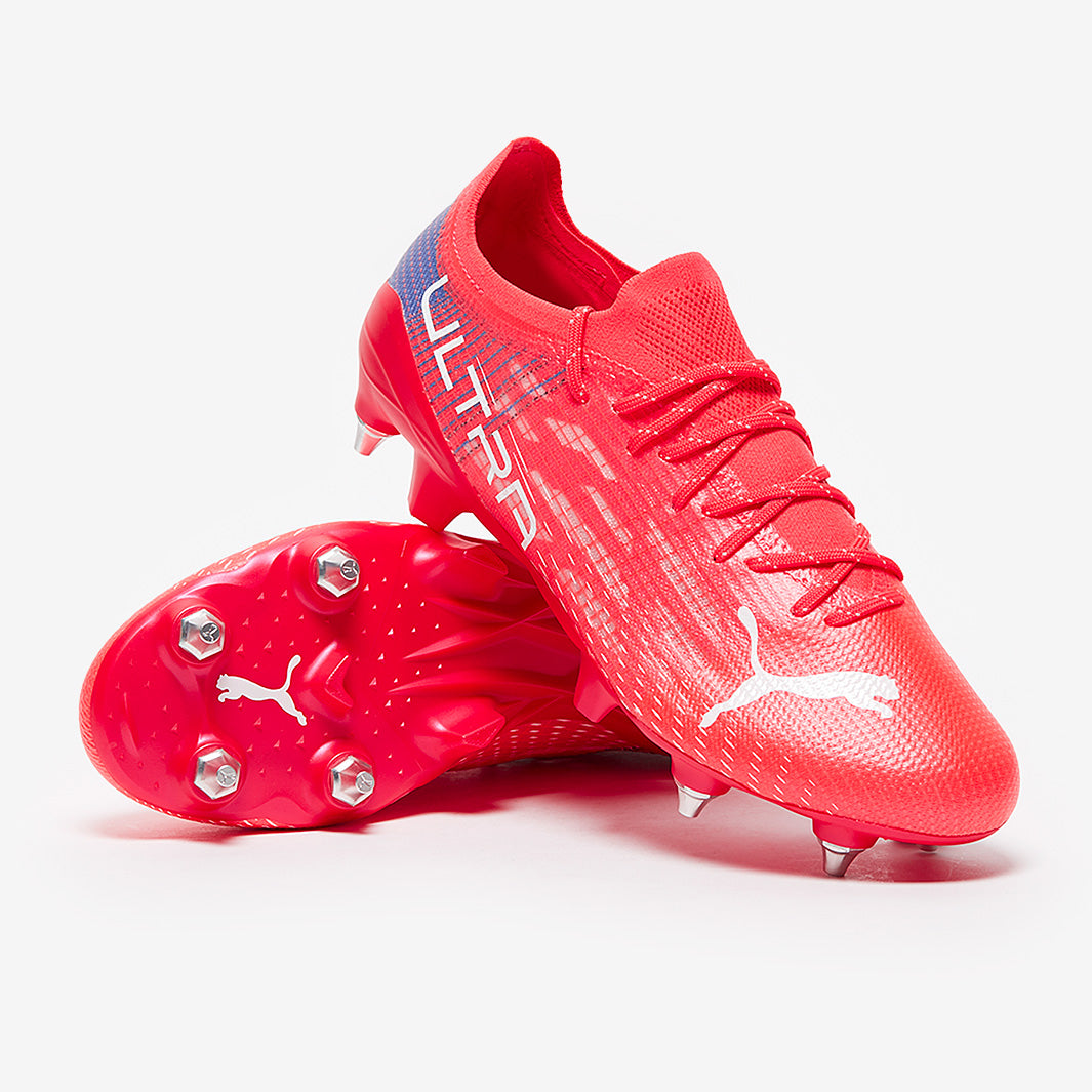 Puma Ultra 1.3 SG - Sunblaze/Puma White/Bluemazing - Mens Boots