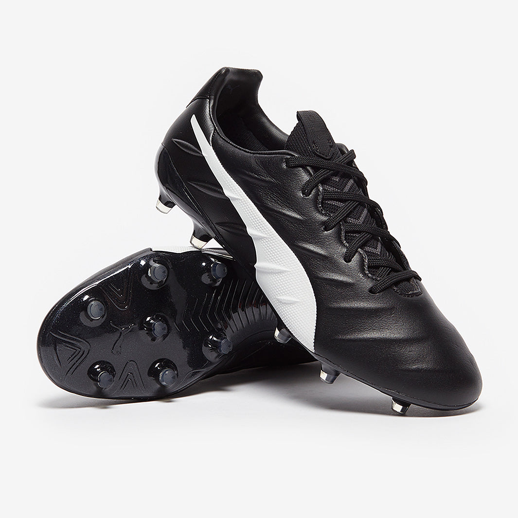 Puma King Platinum 21 FG/AG - Puma Black/Puma White - Mens Boots
