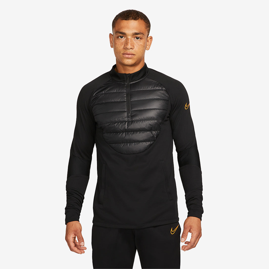 Nike Therma-Fit Winter Warrior Academy Drill Top - Black/Black