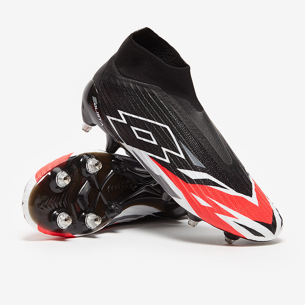 Lotto Solista 100 IV Gravity SGX - All Black/White/Cliif Red