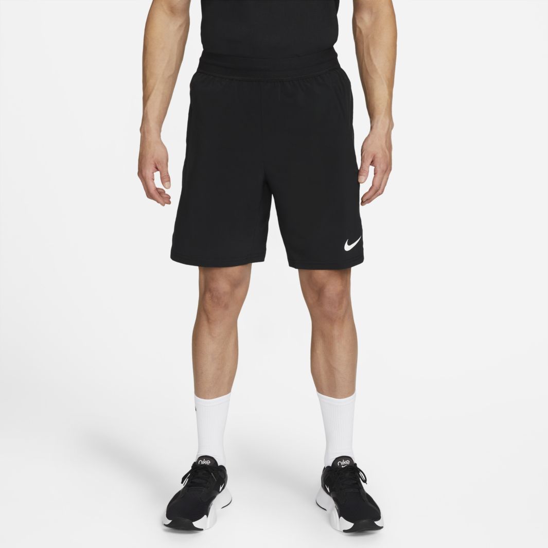 Nike Pro Dri-FIT Flex Vent Max 8inch Short - Black/White - Mens