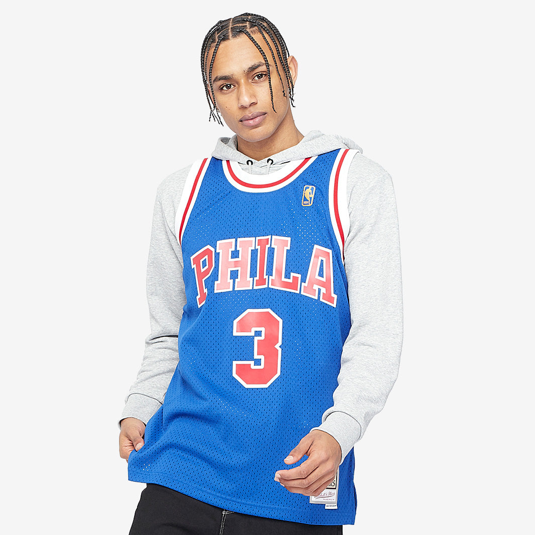 ウェア Philadelphia 76ers Allen iverson PM392 Mitchell & Ness NBA Allen Iverson Philadelphia 76ers 96-97