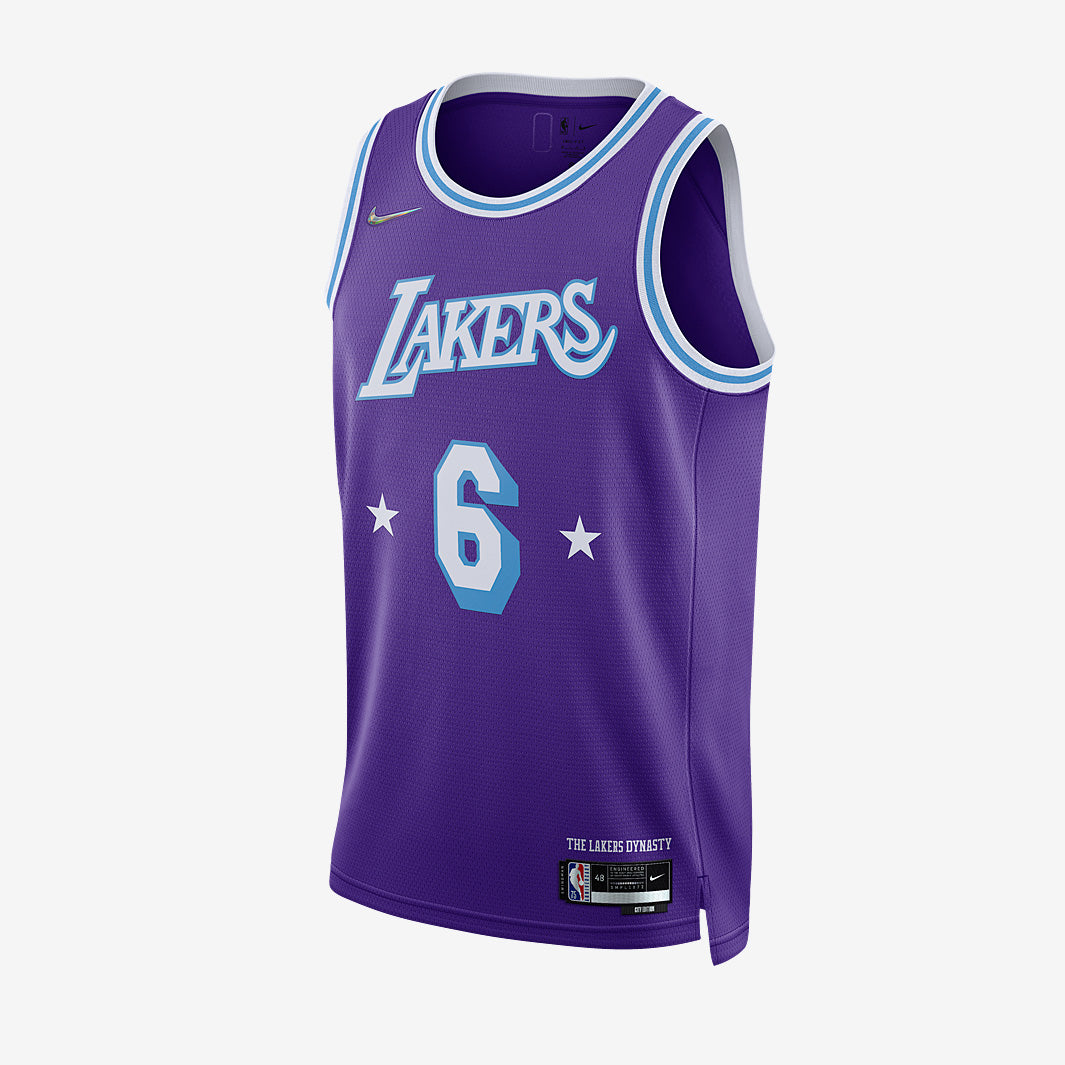 Nike NBA Los Angeles Lakers LeBron James Swingman Jersey - Field