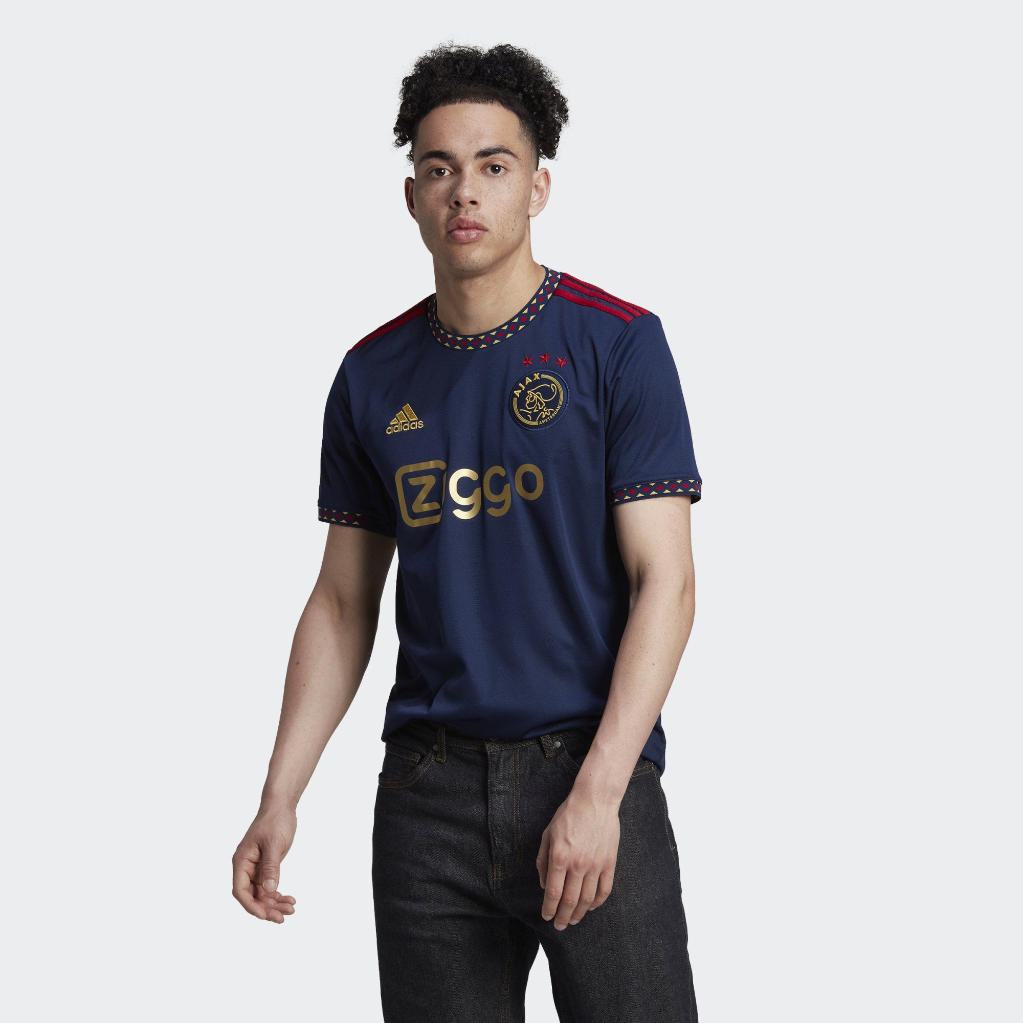 adidas Ajax 22/23 Away Shirt - Team Navy Blue - Mens Replica