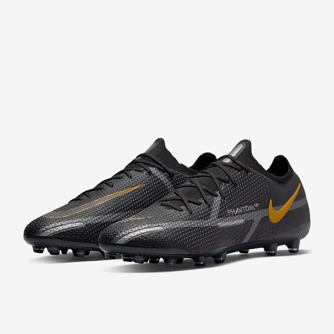 Nike Phantom GT Elite ブラック/ゴールド サッカーシューズ Nike Phantom GT II Elite FG - Black/Metallic Dark Grey/Metallic