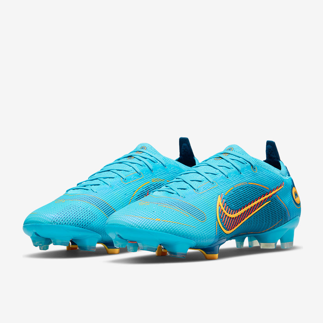 シューズ NIKE Mercurial Vapor 14 Elite FG 27cm Nike Mercurial Vapor XIV Elite FG - Chlorine Blue/Laser Orange