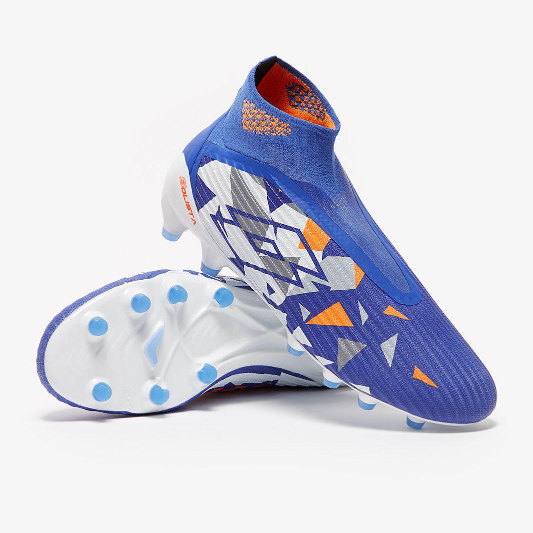 Lotto Solista 100 IV Gravity FG - Amparo Blue/All White/Orange
