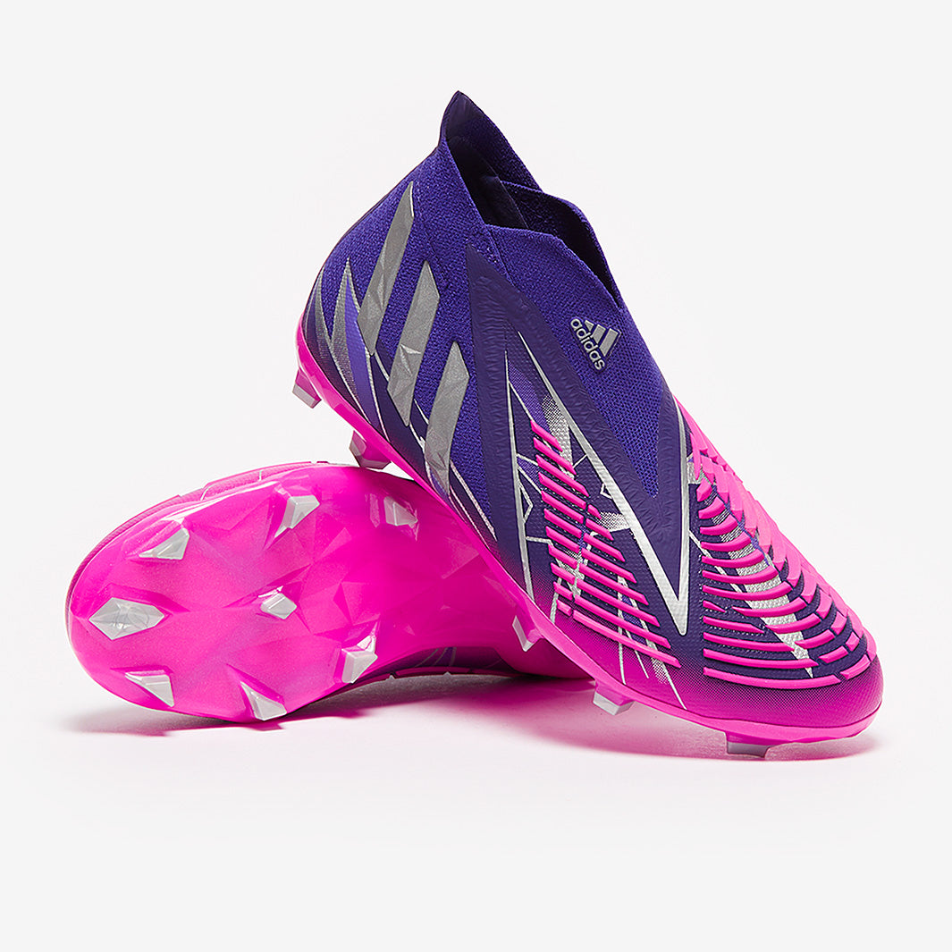 adidas Kids Predator Edge+ FG - Team Collegiate Purple/Silver