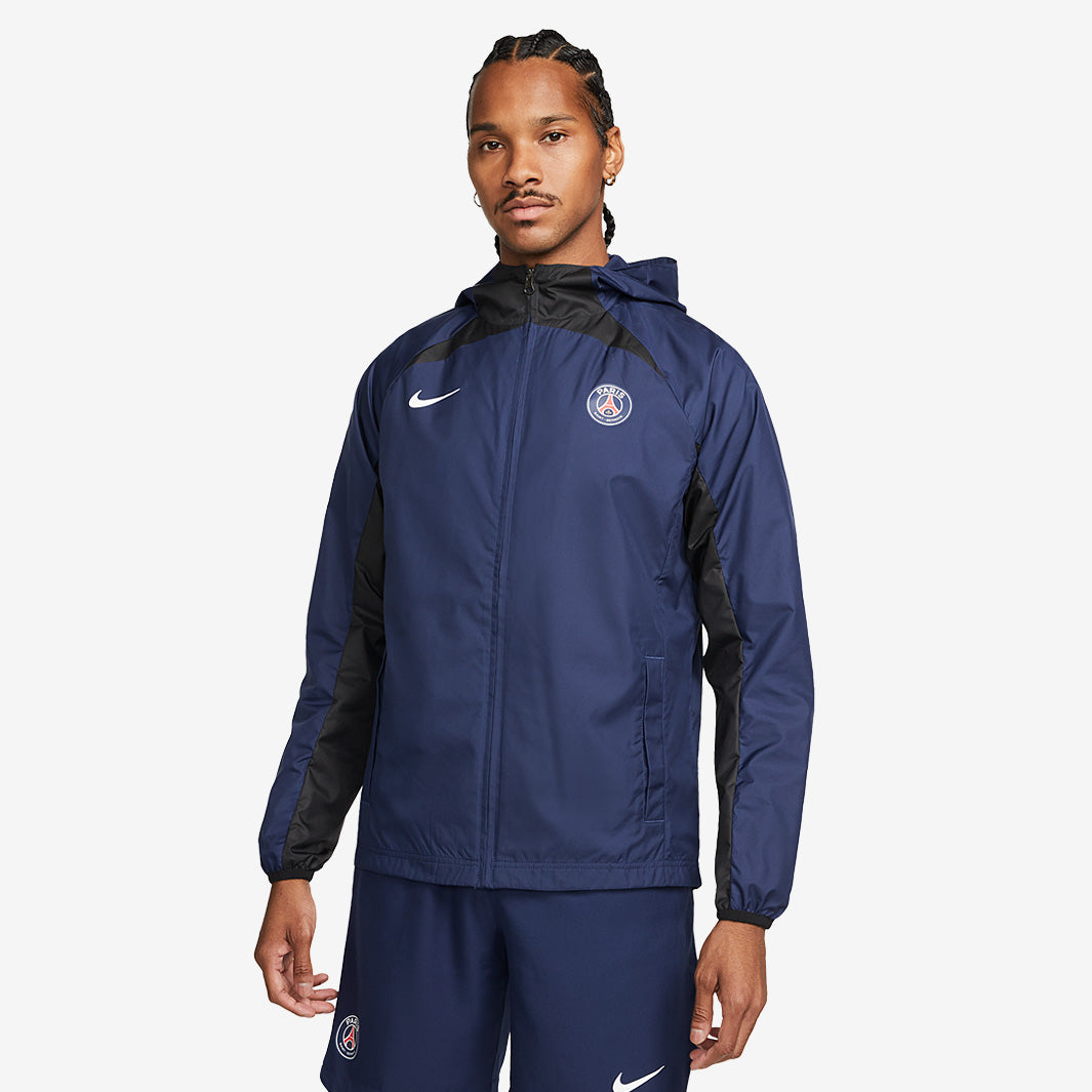 Nike Paris Saint-Germain 22/23 AWF Jacket - Midnight Navy/Black