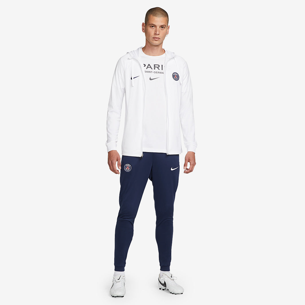 Nike Paris Saint-Germain 22/23 Strike Tracksuit - White/Midnight