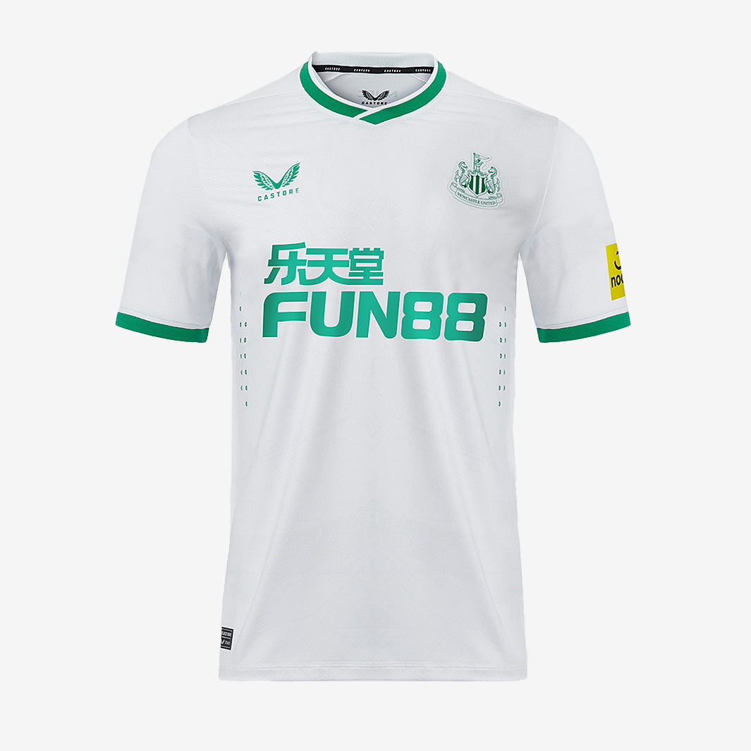 Castore Newcastle United 22/23 Pro Third Shirt - White/Green