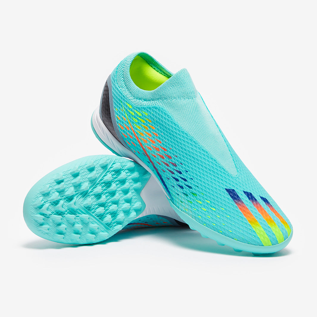 adidas X Speedportal.3 Laceless TF - Clear Aqua/Power Blue/Solar