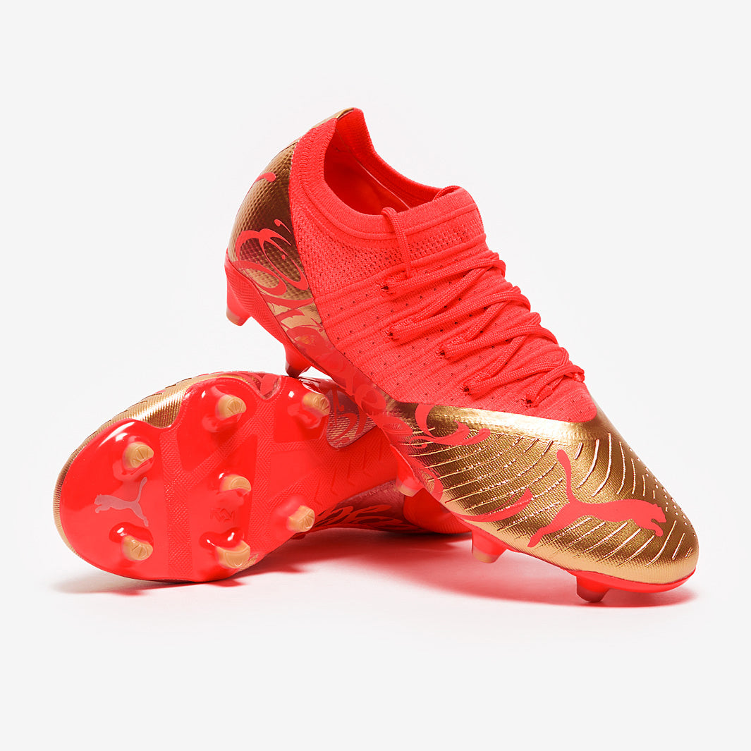Puma Future Z 2.4 Neymar Jr FG/AG - Fiery Coral/Gold - Mens Boots