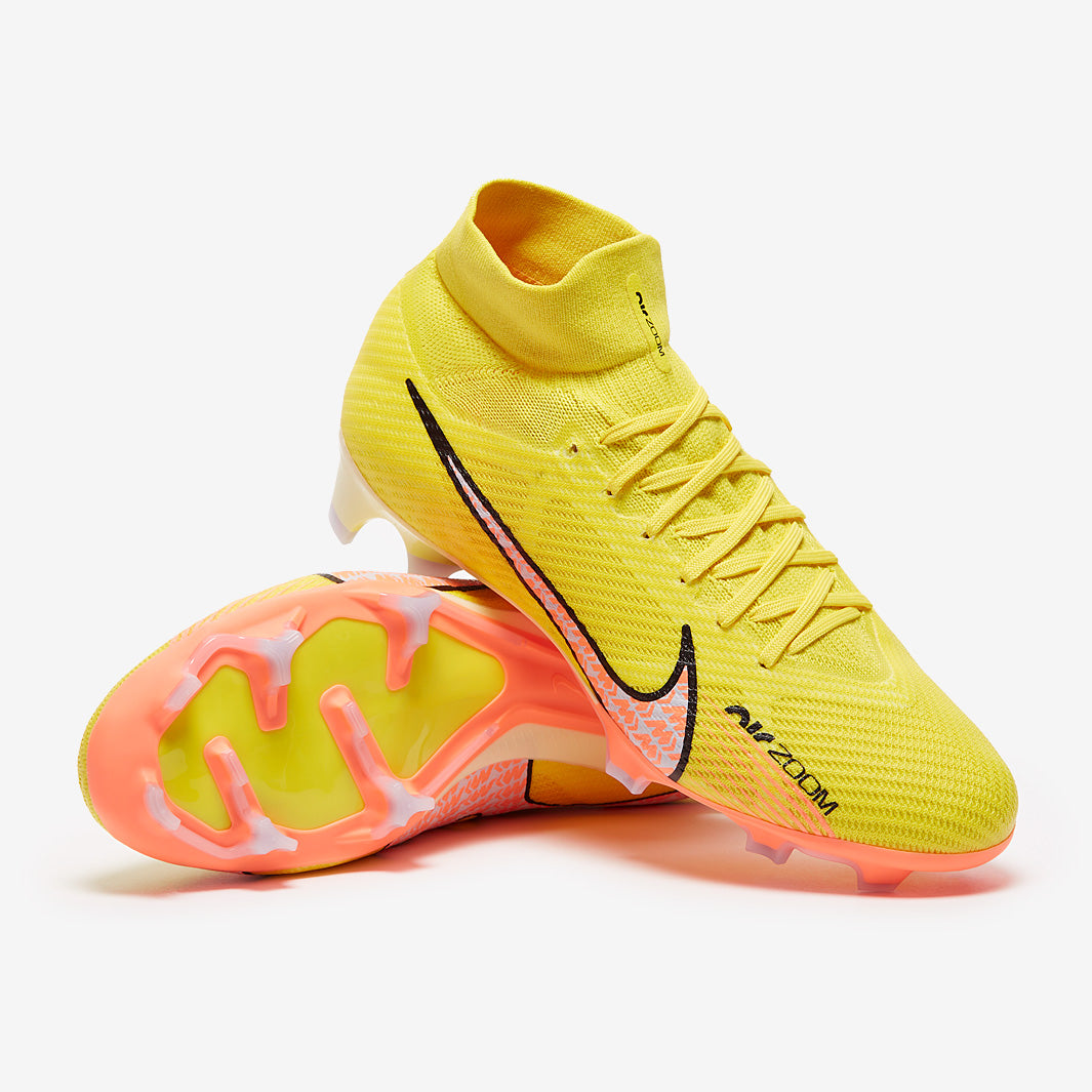 Nike Air Zoom Mercurial Superfly IX Pro FG - Yellow Strike/Sunset