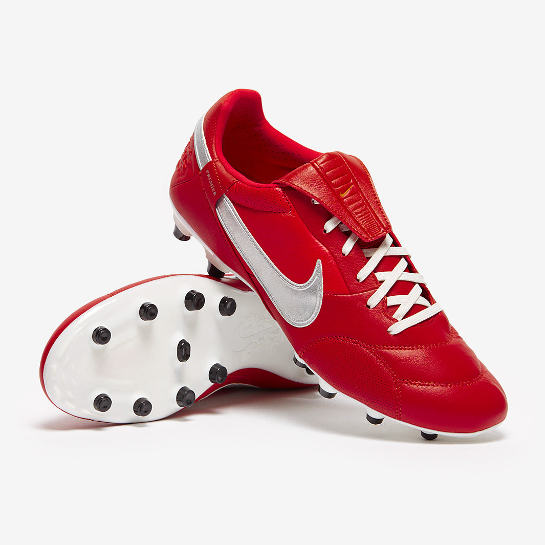 Nike The Premier III FG - Cinnabar/Metallic Silver/University Red