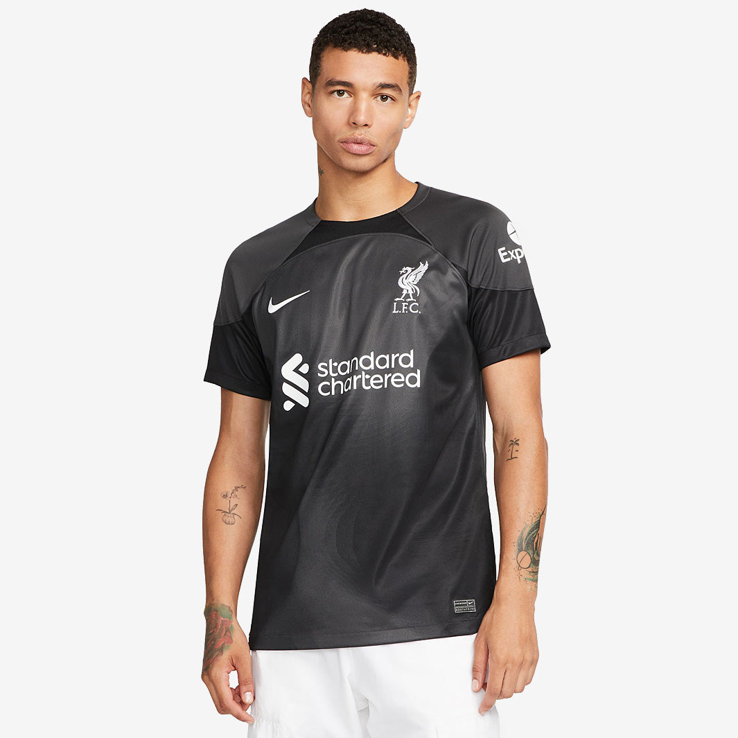 Nike Liverpool FC 22/23 Dri-Fit GK Stadium SS Shirt - Anthracite