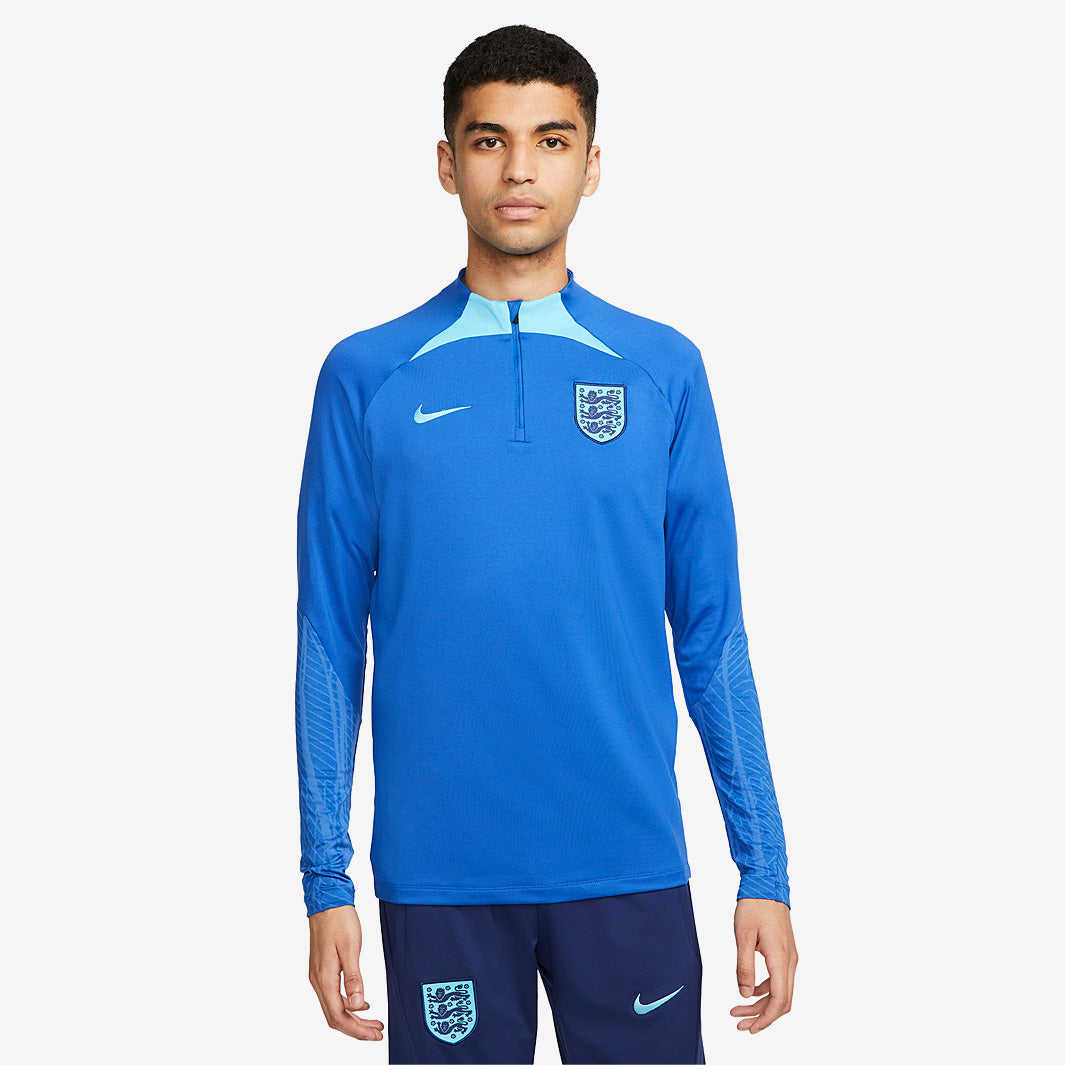 Nike England 22/23 Dri-Fit Strike SS Drill Top - Game Royal/Blue