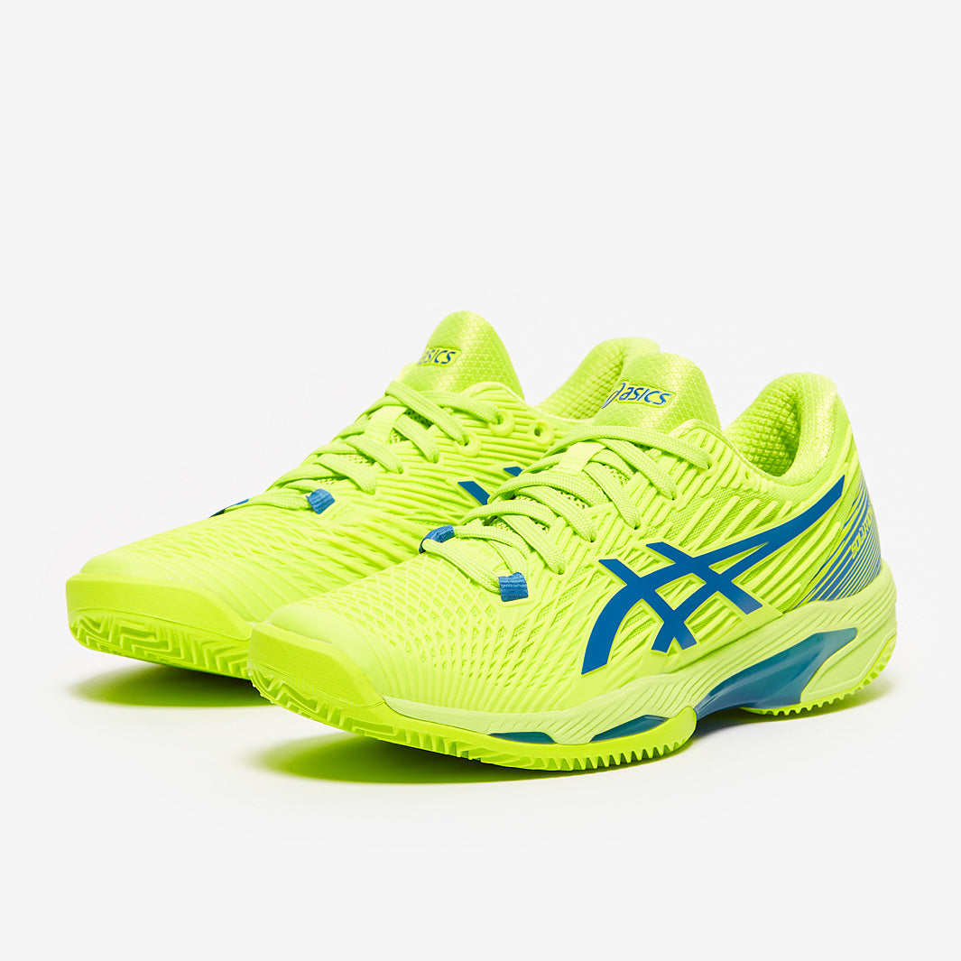 Asics Womens Solution Speed FF 2 Clay - Hazard Green/Reborn Blue