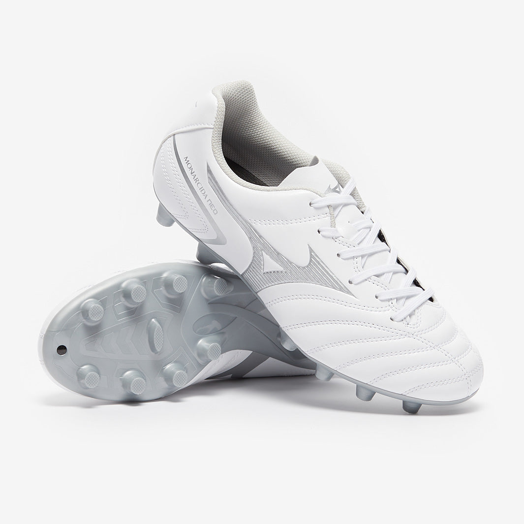 新品・未使用　Mizuno MONARCIDA NEO II PRO 28㎝ Mizuno Kids Monarcida Neo II Select - White/Hologram - Junior Boots