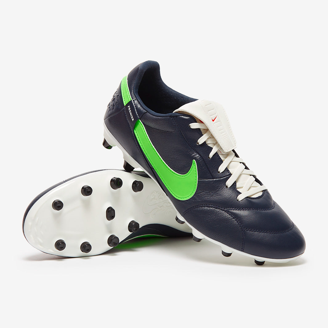 Nike The Premier III FG - Obsidian/Rage Green/Sail - Mens Boots