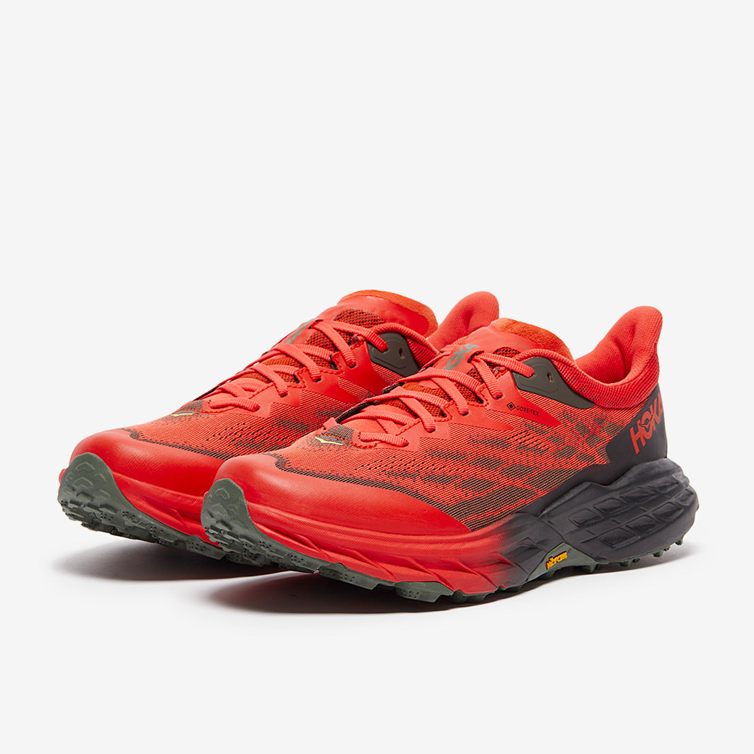 Hoka Speedgoat 5 Gore-TEX - Fiesta/Thyme - Mens Shoes display picture 3