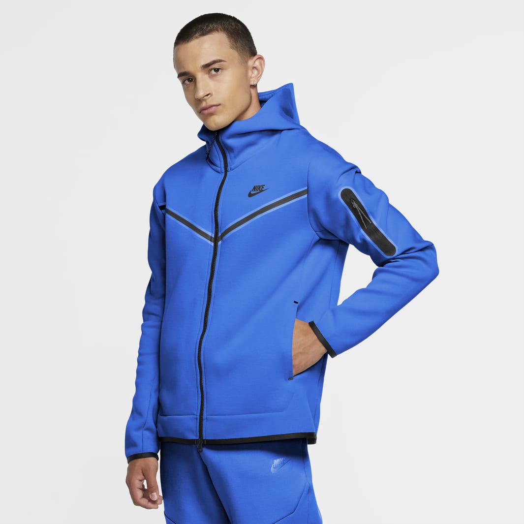Nike Sportswear Tech Fleece Full-Zip Hoodie - Game Royal/Black