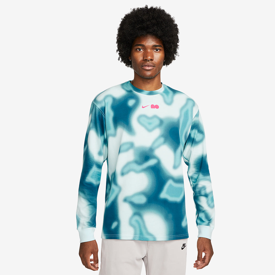 Nike One Naomi Osaka Collection Long Sleeve T-Shirt - Glacier Blue