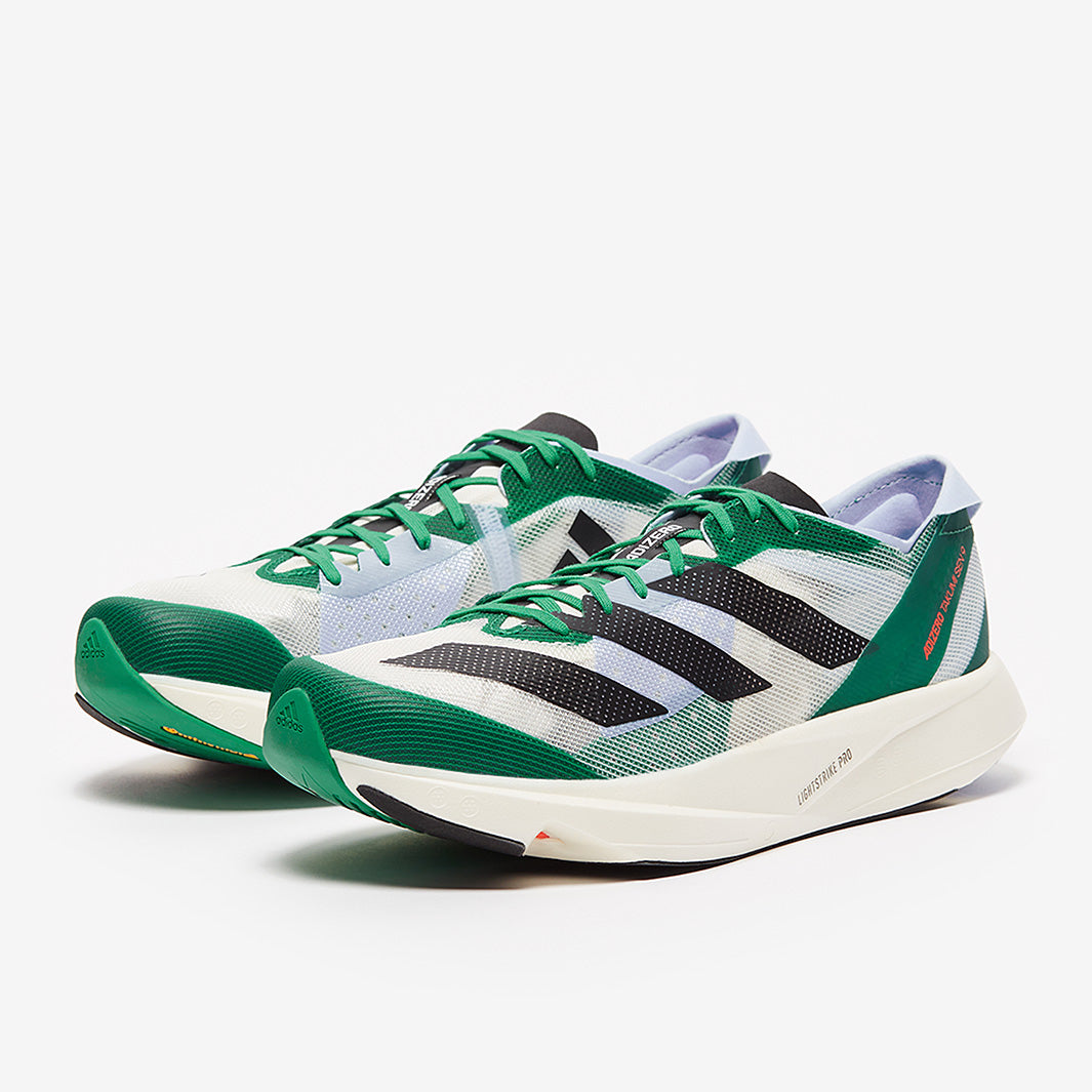 adidas adizero Takumi Sen 9 - White Tint/Core Black/Court Green