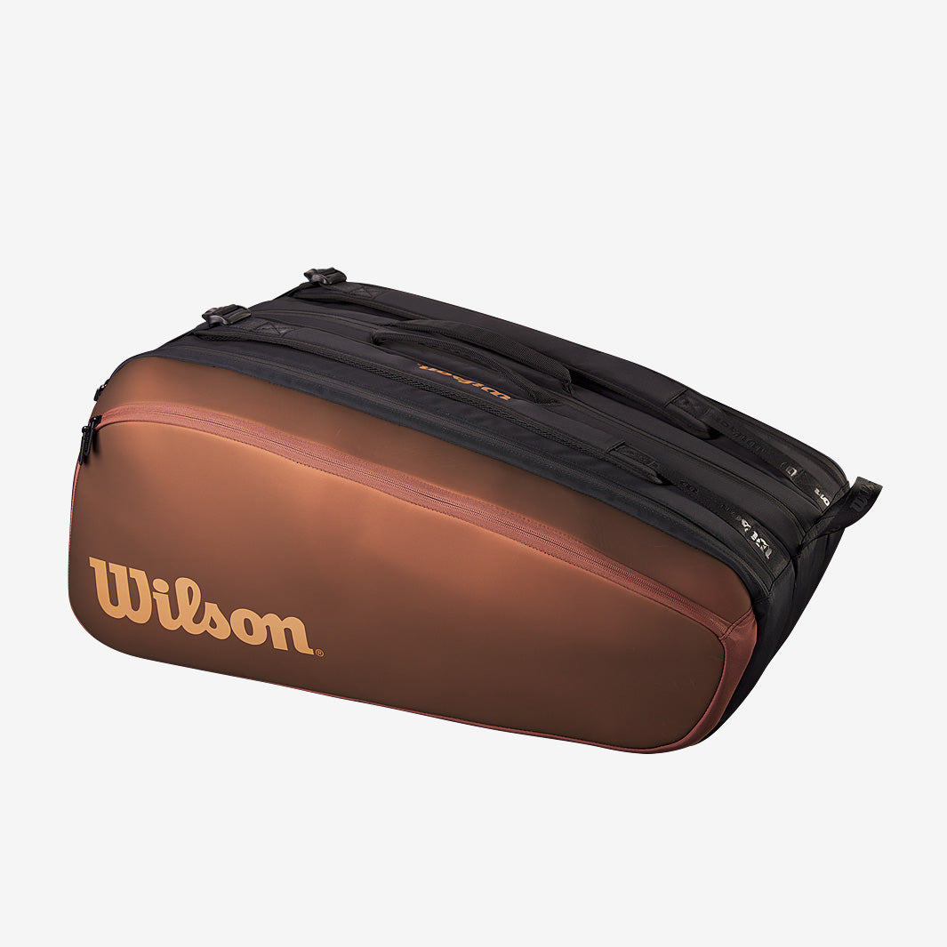Wilson Super Tour 15 Pack Pro Staff V14.0 - Copper/Iridescent