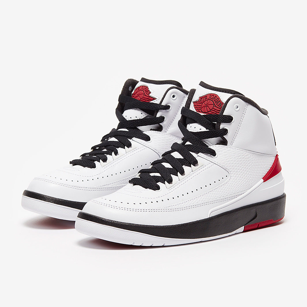 NIKE AIR JORDAN 2 RETRO (GS)23〜23.5 Air Jordan 2 Retro Older Kids (GS) - White/Varsity Red/Black