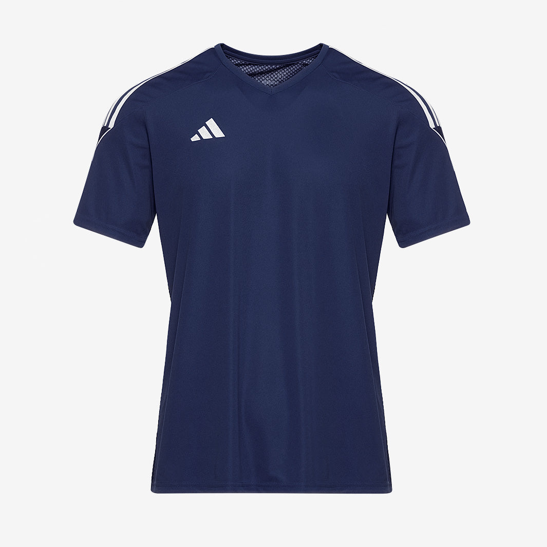 adidas Tiro 23 SS Shirt - Team Navy Blue 2/White - Mens Football