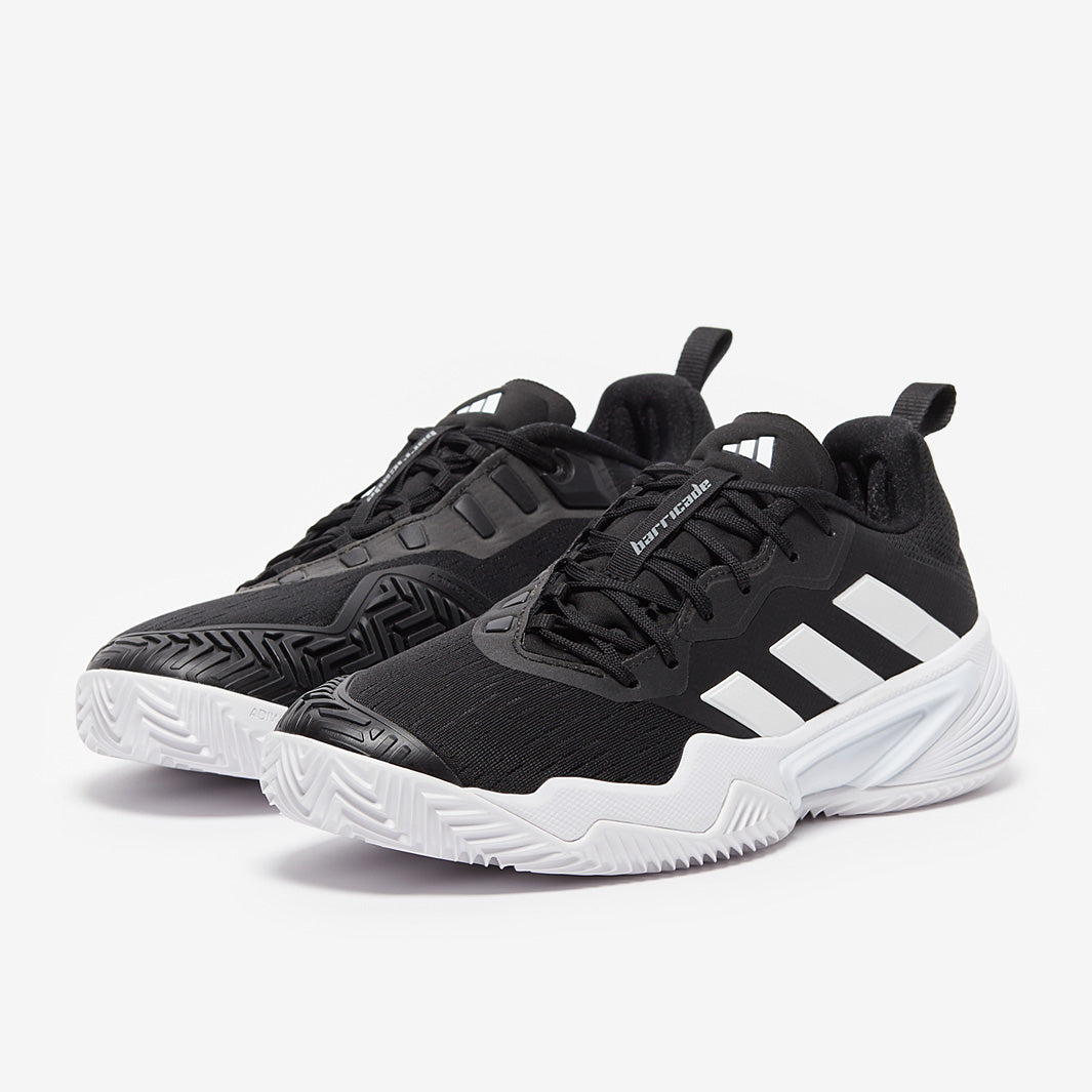 adidas Barricade Clay - Core Black/Ftwr White/Grey Four - Mens Shoes
