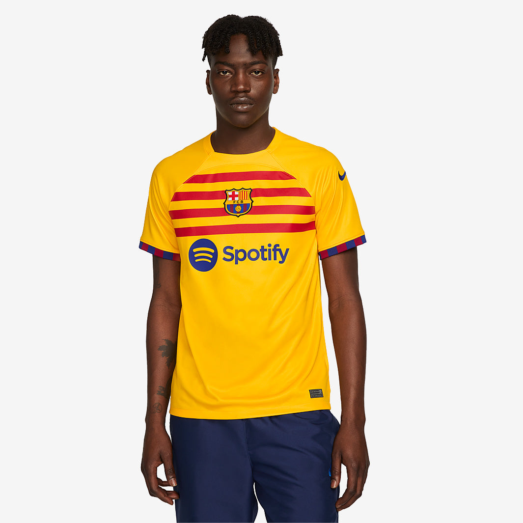 Nike FC Barcelona 22/23 4th Dri-Fit Stadium Shirt-Amarillo